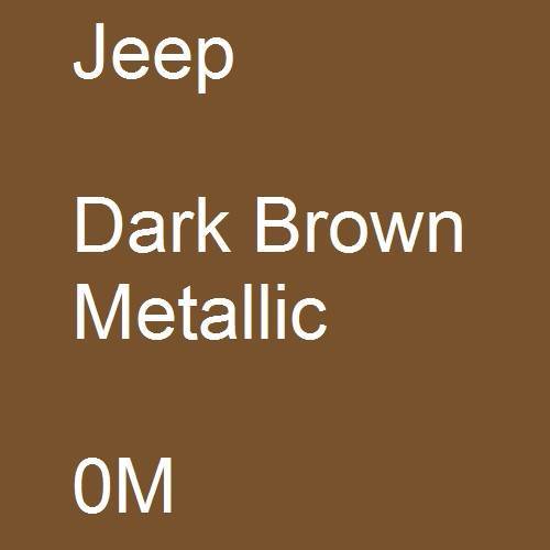 Jeep, Dark Brown Metallic, 0M.